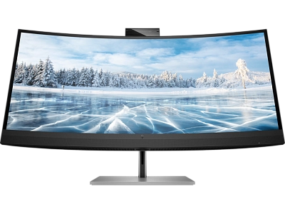 HP - 34" Z34c Curved Monitor, IPS, 6mc, 60Hz, UHD (3840x2160), HDMI, DisplayPort, TypeC, Silver 