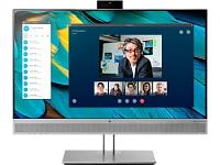 HP - 24" EliteDisplay E243m Monitor, IPS, HDMI, 5mc, web camera, audio, FHD (1920x1080), Silver 