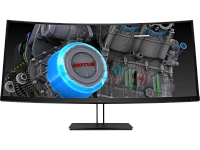 HP - 38" Z38c Monitor, IPS, 14mc, 60Hz, UHD (3840x2160), HDMI, DisplayPort, TypeC, Silver (Z4W65A4)