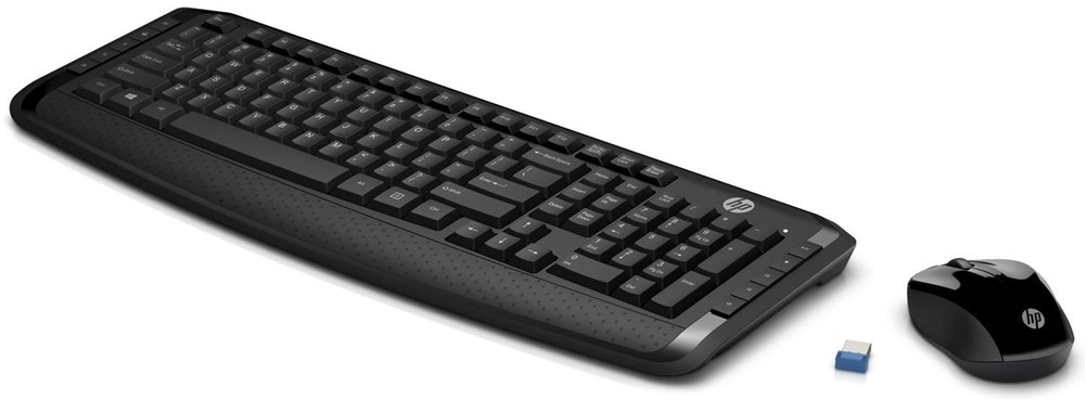 <p><strong>Комплект клавиатура + мышь HP Keyboard and Mouse 300 беспроводнoй</strong> 3ml04aa</p>